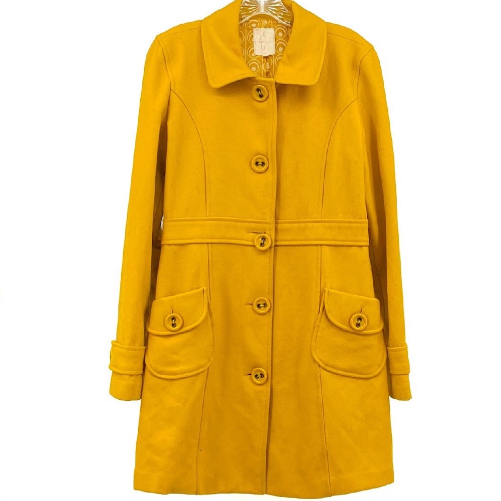 Yellow Pea Coat